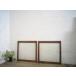 yuH0013*[H59cm×W60cm]×2 листов * симпатичный молдинг стекло. маленький ... дерево рамка-оправа раздвижная дверь * двери стекло дверь окно стекло рама . материал retro античный A.1