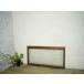 yuH0346*(1)[H47cm×W87cm]* ретро тест ... старый дерево рамка-оправа стекло дверь * старый двери раздвижная дверь окно рама Akira .. брать . Cafe . материал Vintage A.1