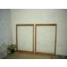 taI0029*(2)[100cm×W65,5cm]×2 листов * Vintage * ретро старый дерево рамка-оправа стекло дверь * двери раздвижная дверь окно рама Cafe строительство материал lino беж .nL внизу 