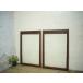 taI0076*(1)[H105cm×W69cm]×2 листов * Vintage * ретро тест ... старый дерево рамка-оправа стекло дверь * двери раздвижная дверь окно стекло рама старый дом в японском стиле воспроизведение блок дом L внизу 