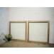 taI0089*[H92cm×W88cm]×2 листов * ретро тест ... старый дерево рамка-оправа стекло дверь * старый двери раздвижная дверь окно рама строительство материал магазин инвентарь Cafe Vintage L внизу 