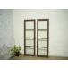 taI0196*(1)[H107cm×W33,5cm]×2 листов * есть дефект * лист стекло. автомобиль Be . старый дерево рамка-оправа. двустворчатая дверь *. павильон двери стекло дверь retro античный L.1