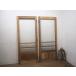 taI0284*H180(179,5)cm×W74cm]×2 листов * античный * двустворчатая дверь * симпатичный молдинг стекло. старый из дерева дверь * двери стекло дверь ворота retro M внизу 