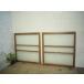 taI0517*(2)[H89cm×W82,5cm]×2 листов * Vintage * ретро старый дерево рамка-оправа стекло дверь * двери раздвижная дверь окно стекло рама старый дом в японском стиле воспроизведение строительство материал L внизу 