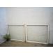 taI0524*[H76cm×W88cm]×2 листов * симпатичный белый краска. автомобиль Be . старый дерево рамка-оправа стекло дверь * старый двери раздвижная дверь рама Cafe retro Vintage L внизу 