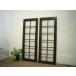 taj0034*(4)[H109cm×W40,5cm]×2 листов * замечательный .. дизайн. дерево рамка-оправа стекло дверь * двери рама окно стекло дверь . звук Cafe . материал преобразование L внизу 