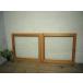 taJ0652*(7)[H71cm×W77cm]×2 листов * Vintage * надежно считая . структура .. ретро старый дерево рамка-оправа стекло дверь * двери раздвижная дверь рама окно . материал жилье L внизу 