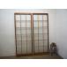 taJ0739*(2)[H176,5cm×W67cm]×2 листов * Showa Retro . дизайн стекло. старый дерево рамка-оправа раздвижная дверь * двери стекло дверь рама мир современный . материал Vintage M сосна 
