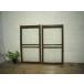 taK0178*(3)[H91cm×W49cm]×2 листов * Vintage * ретро старый дерево рамка-оправа стекло дверь * двери рама маленькое окно Akira . брать . старый дом в японском стиле воспроизведение блок дом преобразование L внизу 