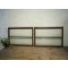 taK0263*[H61cm×W88cm]×2 листов * молдинг стекло ввод. старый дерево рамка-оправа стекло дверь * старый двери раздвижная дверь рама окно старый дом в японском стиле воспроизведение retro античный L внизу 