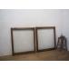 taK0677*(2)[H80cm×W70cm]×2 листов * ретро тест ... старый дерево рамка-оправа стекло дверь * двери раздвижная дверь рама Akira . брать . старый дом в японском стиле Cafe Vintage L внизу 
