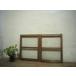 yuL0097*(2)[H53cm×W42cm]×2 листов * замечательный лист стекло. маленький ... старый дерево рамка-оправа раздвижная дверь * старый двери стекло дверь рама маленькое окно retro античный S внизу 