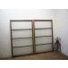 taL0797*[H152cm×W92cm]×2 листов * ретро тест ... старый дерево рамка-оправа стекло дверь * старый двери раздвижная дверь рама старый дом в японском стиле блок дом преобразование античный M сосна 