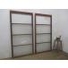 taM677*(1)[H135cm×W68cm]×2 листов * ретро тест ... старый из дерева стекло дверь * двери раздвижная дверь рама старый мебель гараж L.1