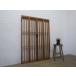 taT562*[H115cm×W40cm]×2 листов * античный * стекло ввод * двустворчатая дверь. старый из дерева дверь * двери дверь следы lie retro L.1
