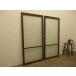 taU895*(1)[H134cm×W64cm]×2 листов * ретро тест ... старый из дерева двустворчатая дверь * двери окно Cafe рама следы lie дверь гараж L.1