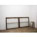 taW1194*(2)[H80cm×W88,5cm]×2 листов * Vintage * ретро старый дерево рамка-оправа стекло дверь * старый двери раздвижная дверь рама строительство материал старый мебель Cafe L внизу 