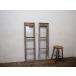 taW1312*[H108(107)cm×W29cm]×2 листов * Vintage * краска. облупленное место . старый из дерева двустворчатая дверь * двери стекло дверь двустворчатая дверь retro автомобиль Be L двор 