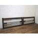 yuX1020*[H38cm×W83cm]×2 листов *.... стекло. старый дерево рамка-оправа стекло дверь * старый двери волна стекло дверь маленькое окно lino беж .n retro античный A двор 