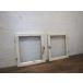 yuX1261*(1)[H42cm×W39cm]×2 листов * двустворчатая дверь. маленький ... старый дерево рамка-оправа стекло дверь * старый двери маленькое окно Akira . брать . двустворчатая дверь retro Vintage S.1