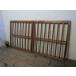 taY0726*[H92cm×W88cm]×2 листов * ценный ... дизайн. ретро старый дерево рамка-оправа стекло дверь * старый двери раздвижная дверь .. дверь рама старый дом в японском стиле воспроизведение блок магазин L.1