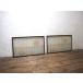 yuY1237*(2)[H51cm×W83,5cm]×2 листов * двусторонний стекло ввод * комплект . умение. ретро двери. материалы * стекло дверь раздел промежуток Akira . брать . салон античный A.1