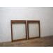 yuY1297*(2)[H55cm×W42,5cm]×2 листов *.... стекло. старый дерево рамка-оправа раздвижная дверь * старый двери волна стекло дверь маленькое окно Akira . брать . старый дом в японском стиле retro античный A двор 