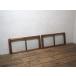 yuY1384*(4)[H38(37,5)cm×W83(81,5)cm]×2 листов * античный *.... стекло. старый дерево рамка-оправа стекло дверь * старый двери раздвижная дверь рама окно retro A двор 