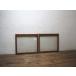 yuY1437*(2)[H60cm×W66,5cm]×2 листов * Showa Retro . дизайн стекло. старый дерево рамка-оправа раздвижная дверь * двери стекло дверь маленькое окно рама Vintage A двор 