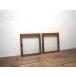 yuZ1716*(1)[H45cm×W42,5cm]*×2 листов * молдинг стекло. маленький ... старый дерево рамка-оправа раздвижная дверь * старый двери стекло дверь окно Akira . брать . retro Vintage S двор 