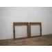 yuZ1717*(2)[H45cm×W42,5cm]*×2 листов * молдинг стекло. маленький ... старый дерево рамка-оправа раздвижная дверь * старый двери стекло дверь окно Akira . брать . retro Vintage S двор 