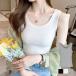  майка женский скорость . модный короткий chila видно предотвращение Корея мода tops нижнее белье внутренний чёрный черный белый танцевальный костюм короткий длина короткий . Корея ребра 