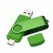 USB3.0 память 64GB TYPE-C&amp;A 2in1 flash Drive цвет зеленый 