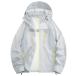  мужской Parker летняя одежда UPF50+ UV cut ультрафиолетовые лучи меры Rush Guard контакт охлаждающий супер-легкий скорость . "дышит" длинный рукав уличный жакет альпинизм рыбалка рыбалка высокий King 