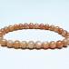  orange лунный камень браслет 6mm t347-5623