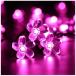  illumination LED Sakura -тактный фары со светящимися кольцами IP44 100 лампа 10M чёрный код мигает розовый 