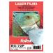 OHPフィルム　レーザープリンター用　A4(20枚)【紙厚0.125mm】フォーレックス folex  BG72P