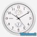  wall clock electro-magnetic wave clock temperature humidity nighttime second needle stop with function quiet sound Φ30x5cm automatic reception ornament 