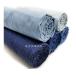  все 4 цвет soft Denim ткань одноцветный индиго окраска рубашка, One-piece, брюки и т.п. оптимальный ... считая . Denim шитье ручная работа ( хлопок ткань ткань ) Denim свет стрейч 