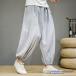  шаровары широкий брюки мужской casual низ красивый . futoshi . свободно прекрасный ножек гаучо брюки ... тонкий "дышит" . пот скорость . большой размер 