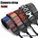  камера ремешок плечо ремешок для мужчин и женщин наклонный .. плечо .. шея .. смешанные товары Vintage этнический рисунок раса способ однообъективный зеркальный цифровая камера утерян предотвращение .