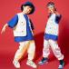  Kids танцевальный костюм hip-hop Корея ребенок одежда HIPHOP stage костюм отвечающий .. Jazz Dance мужчина девочка комплект презентация . рука футболка тренировка надеты для мужчин и женщин группа одежда 
