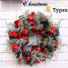  Christmas wreath Christmas decoration attaching ornament decoration entranceway door flower 40cm flower lease artificial flower flower wheel gardening miscellaneous goods equipment ornament gift . shop stylish Northern Europe present 