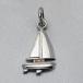  подвеска с цепью серебряный 925 Италия производства яхта женский мужской SILVER925