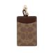 Coach футляр для карточек женский signature Brown COACH OUTLET CZ285 IMXHE