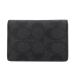  Coach outlet COACH футляр для визитных карточек мужской signature черный 91633 QBLWO. покупка 