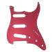 Musiclily Pro 11 дыра SSS Strato pick guard 1P красный зеркало 