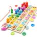  monte so-li развивающая игрушка 5in1 из дерева мозаика цифра .. цвет. осознание форма. .. сборная головоломка рыбалка Bajoy различный развлечение person. деревянная игрушка упаковочный пакет имеется учеба 