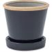 POSH LIVING(poshu living )g Rossi - pot charcoal size : approximately φ13.5 H13 30759