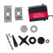 DIYmall 150KG RDS51150 высота крутящий момент metal механизм робот цифровой servo 180 раз 12V водонепроницаемый двойной вал RC servo Robot 